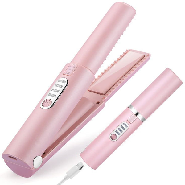 Foreveryoung 2-In-1 Electric USB Hair Straightening Brush